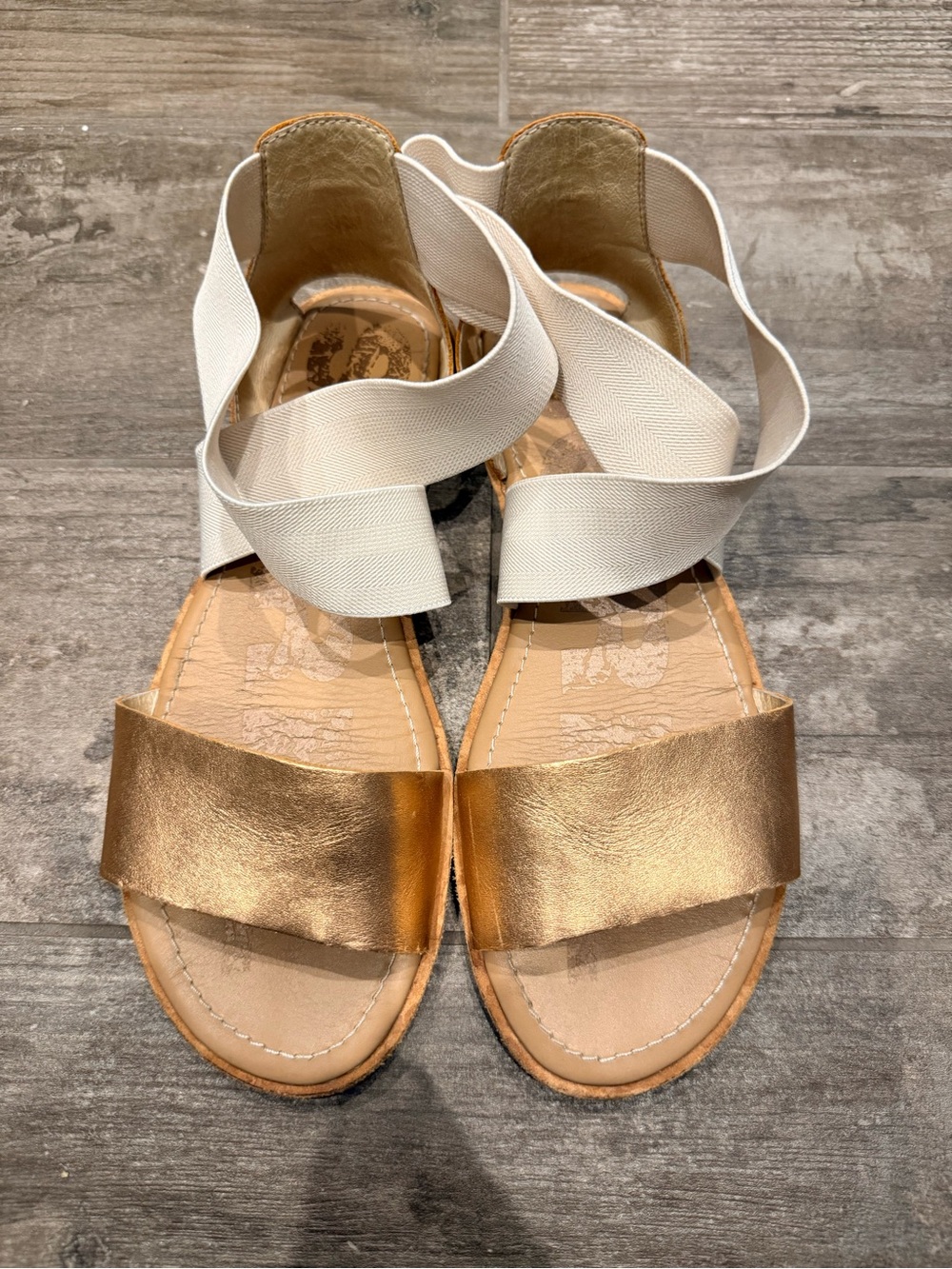 Sorel Rose Gold Ella sandals